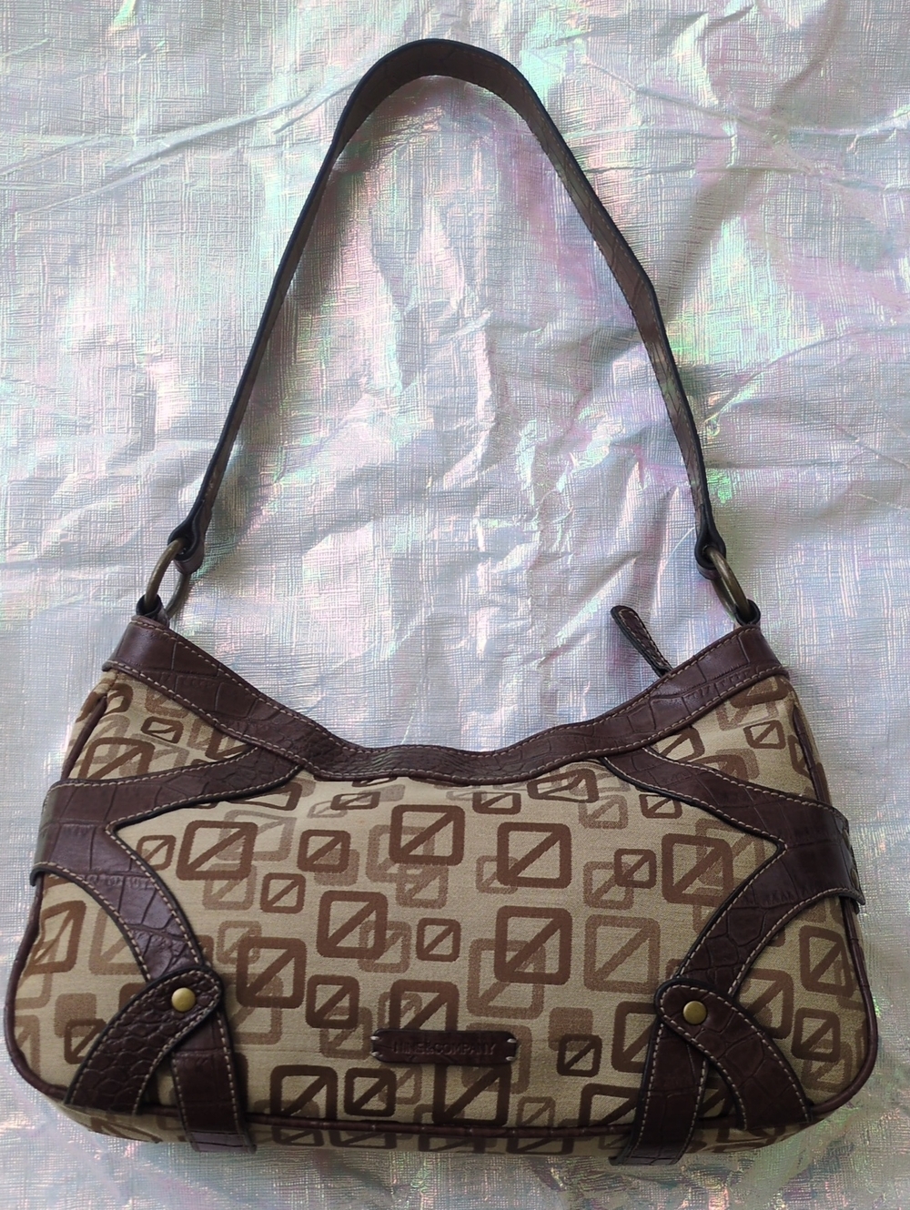 Nine&Co Hobo Bag Leather Trim